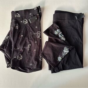 NWT Torrid Harry Potter Bundle Potion 9” Bike Short & Ravenclaw Crop Leggings 3X